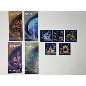 Disney 50th Collectible gift card and Map set